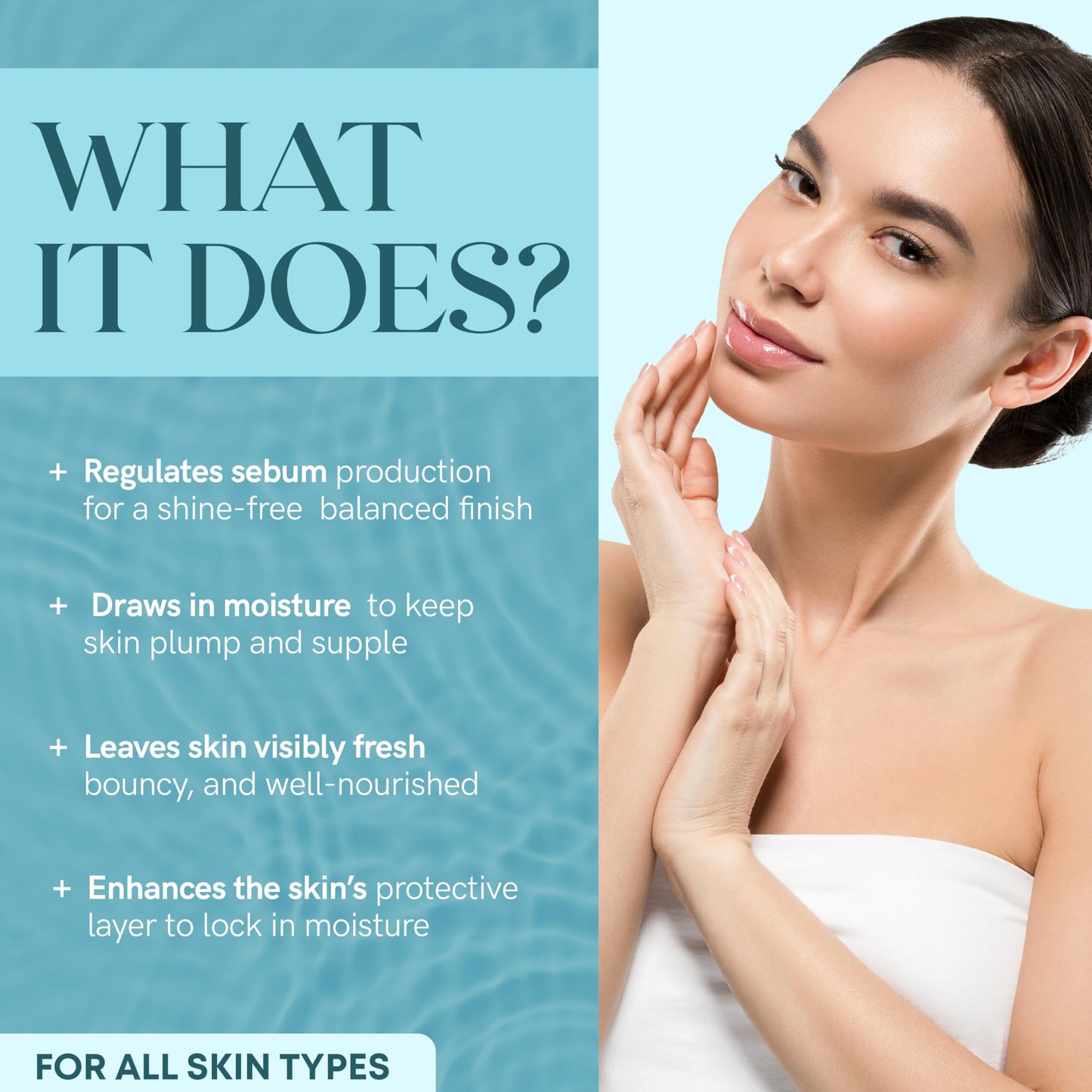 The Beauty Nectar Hyaluronic Acid & Niacinamide Face Serum – Deep Hydration, Skin Barrier Repair, Tone Correcting – Dermatologist Tested, Anti-Aging, Korean Skin Care – Clean Vegan Formula – 2 Fl Oz