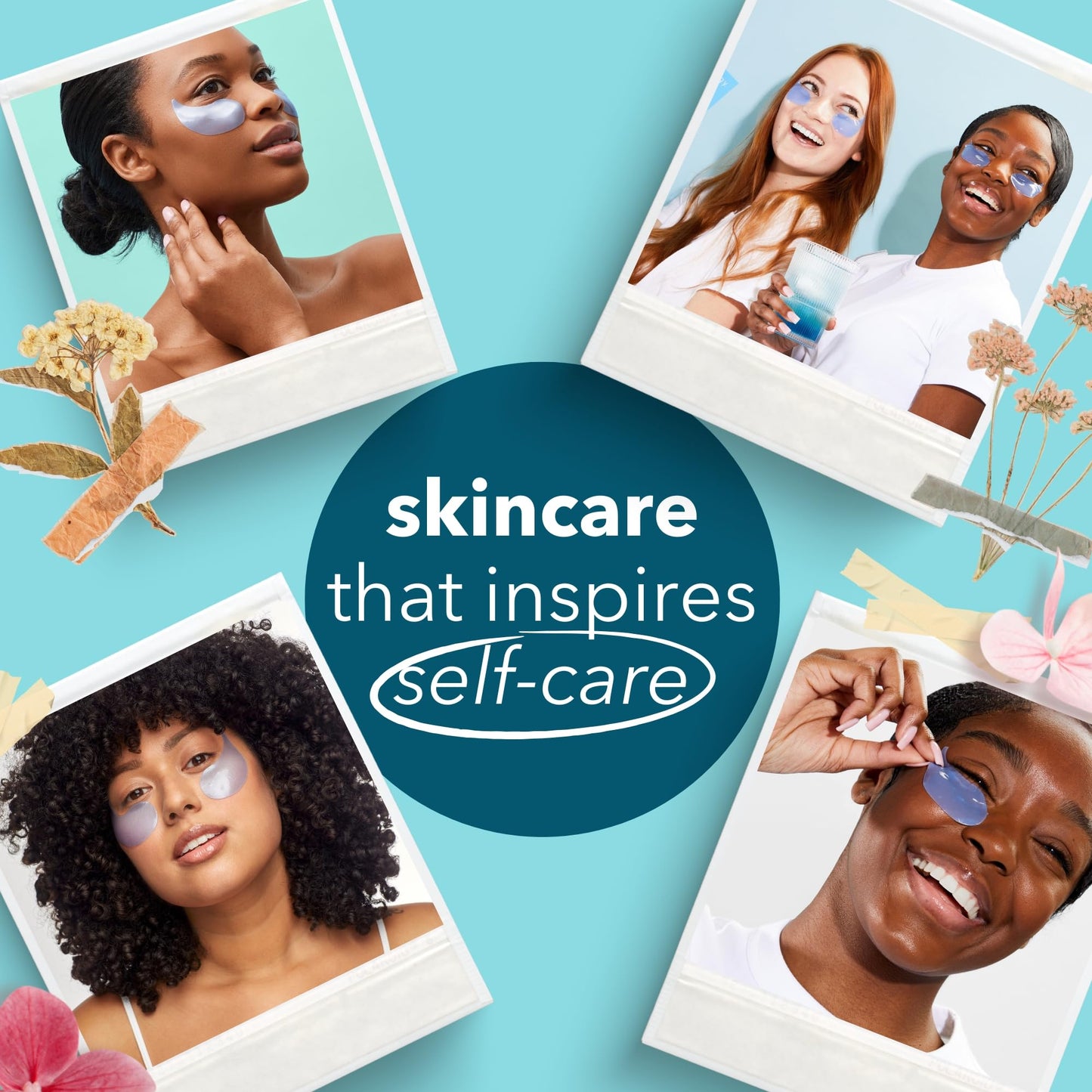 Patchology Bridal Shower Gift Box – Something Blue Cooling Under Eye Patches for Brides & Bridesmaids, Depuffing & Firming Gel Masks with Peptides & Bakuchiol – Wedding Skincare Gift Set