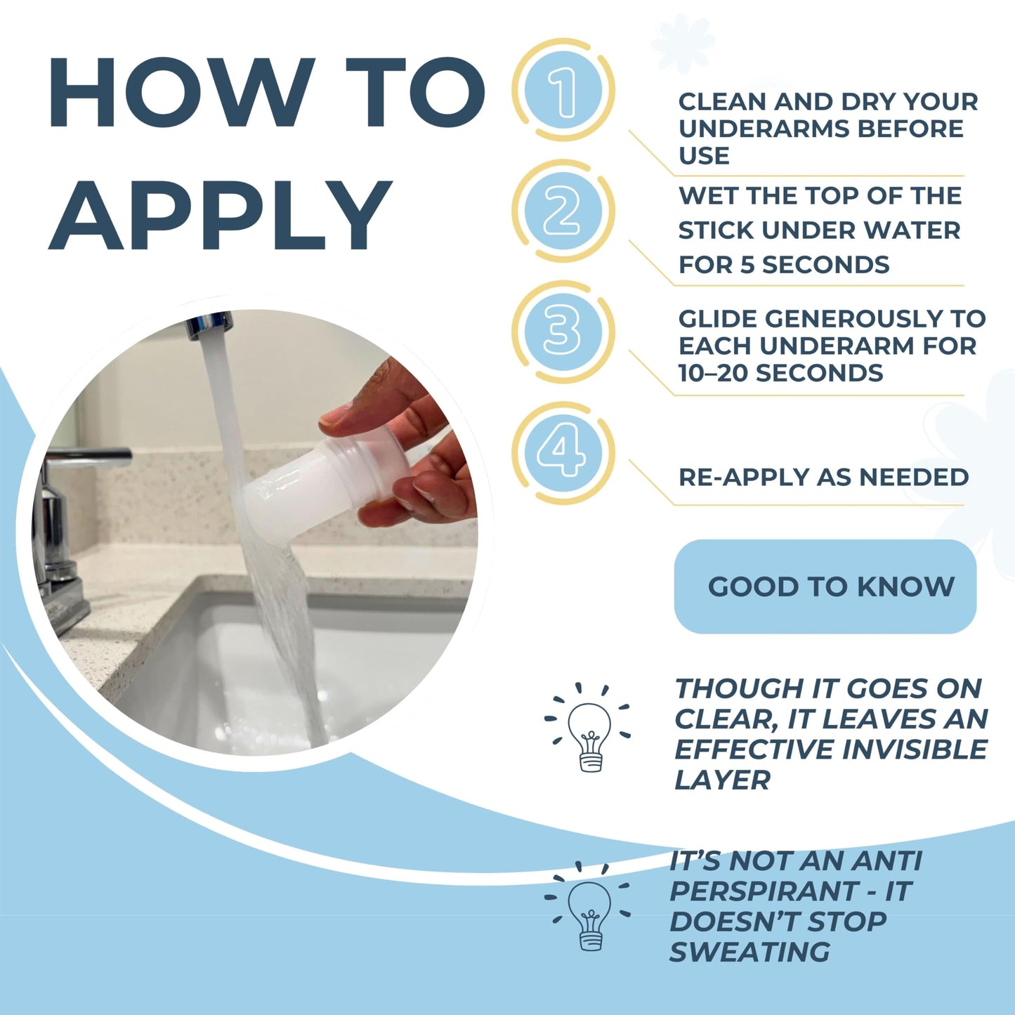 Crystal Deodorant Stick for Women and Men, 4.25 oz/120g - 100% Natural Alum Salt Stone Rock - Unscented Mineral Rock