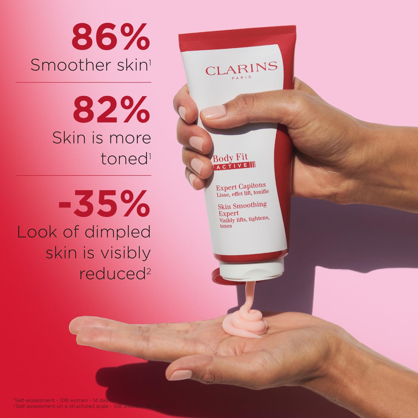 Clarins Body Fit Active Gel-Cream | Targets Cellulite | Visibly Lifts, Tightens & Tones | Smoothes Skin | Instant Lift Effect | Hydrates | All Skin Types | 6.9 Ounces