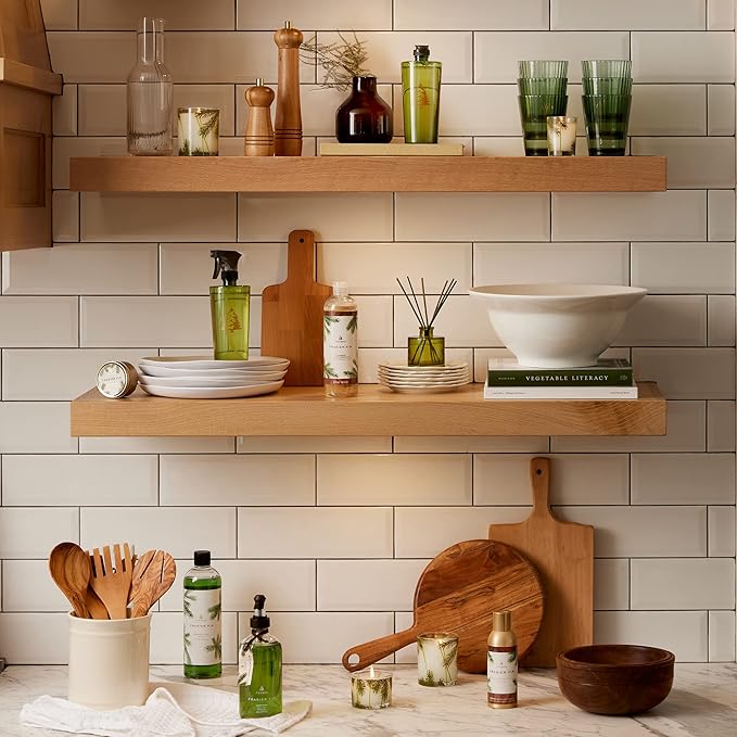 Thymes Travel Tin Holiday Candles - Scented Candles for Home Decor - Winter Scents - Christmas Gifts - Luxury Home Fragrance Gifts for Women & Men - Gold (Frasier Fir, 2.5 oz)