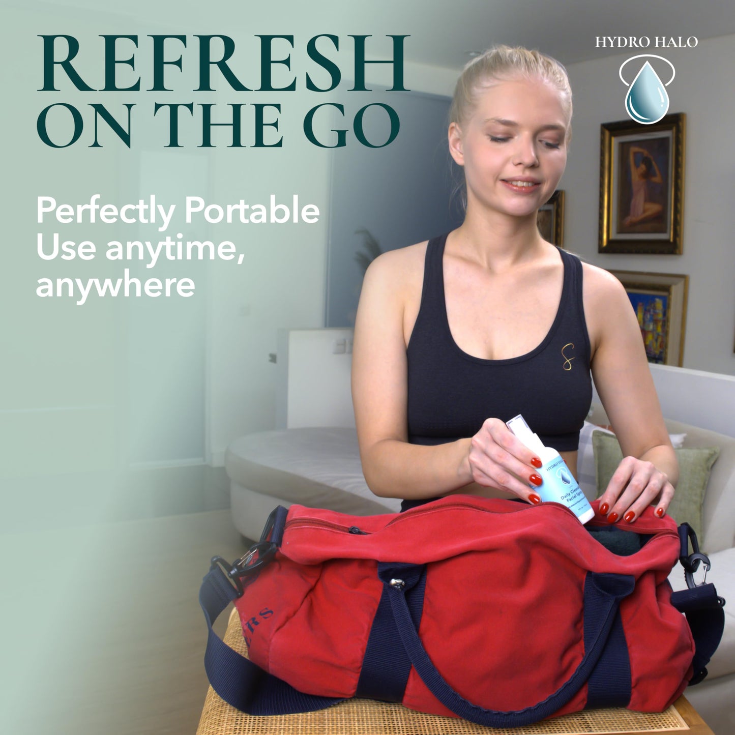 Hydro Halo Hypochlorous Acid Face Spray 4oz – Hydrating Facial Mist, Calm & Soothe Irritation, pH Balanced, No Alcohol, Daily Skin Care, Made in USA