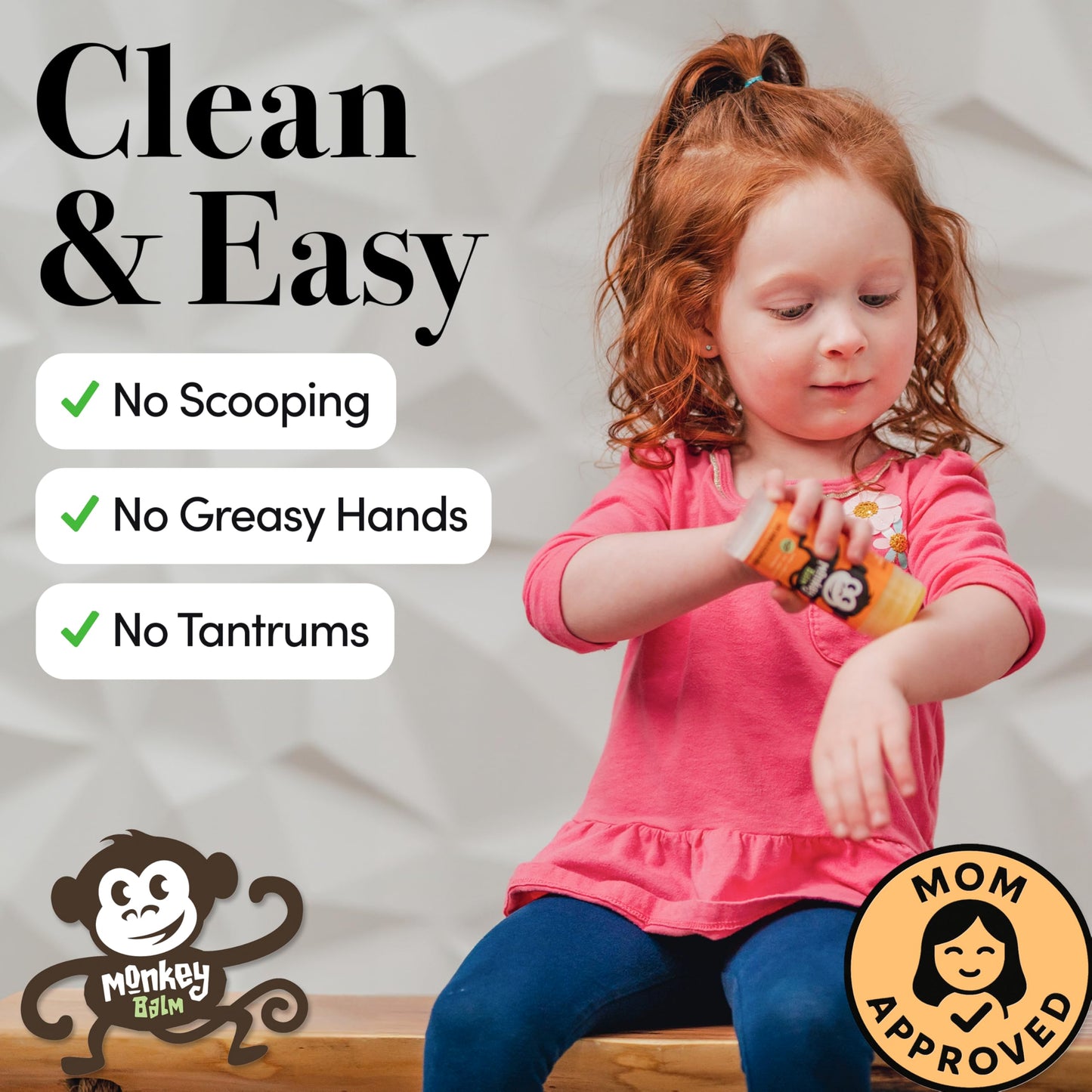 Monkey Balm All Natural Multi-Purpose Skin Solution (Safe for Babies & All Ages) Use on Dry, Cracked Skin, Irritation, Rashes, 0.6oz Healing Balm (2 Pack)