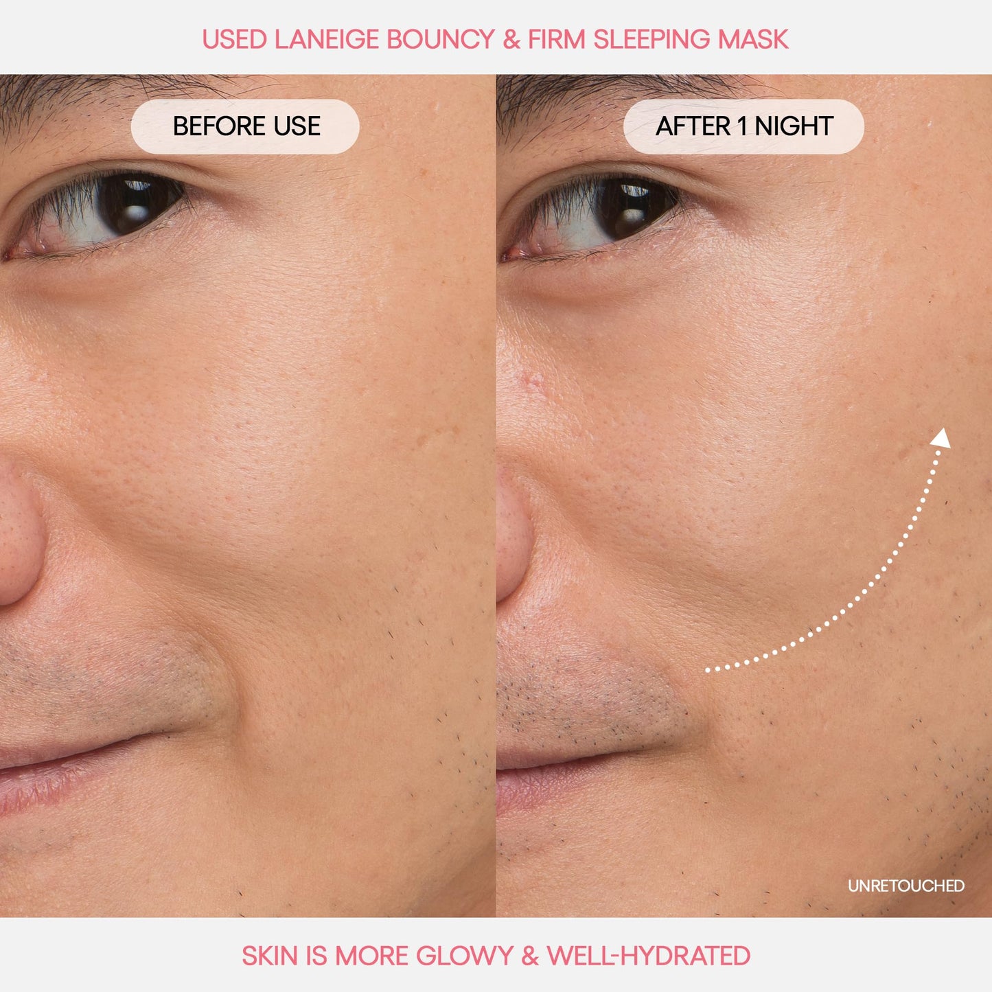 LANEIGE Bouncy and Firm Sleeping Mask: Revitalize, Smooth, Peony & Collagen Complex, Barrier-Boosting Hydration