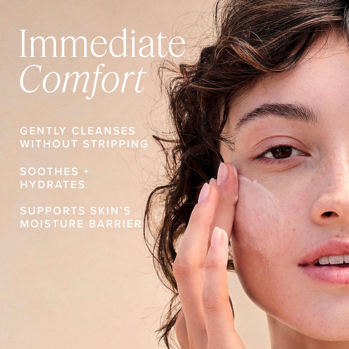 Farmacy Gentle Creamy Face Cleanser - Hydrating Facial Cleanser to Nourish & Help Remove Makeup & Impurities - Enriched with Aloe & Moringa Oil to Soothe, Purify & Refresh Skin (50ml)