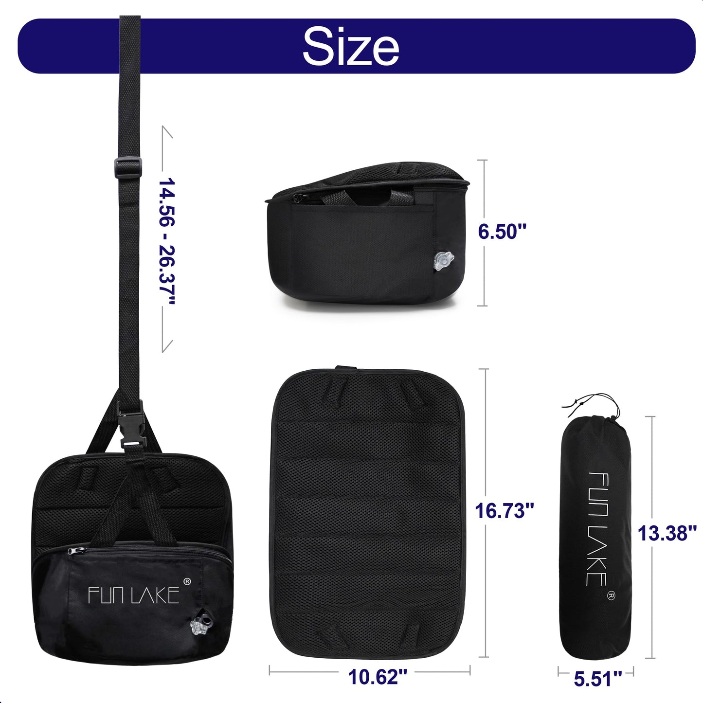 2-in-1 Airplane Footrest Pillow - Inflatable Travel Foot Hammock & Cushioned Foot Pad for Ultimate Comfort on Flights, Travel Accessories, Portable Foot Rest for Flights