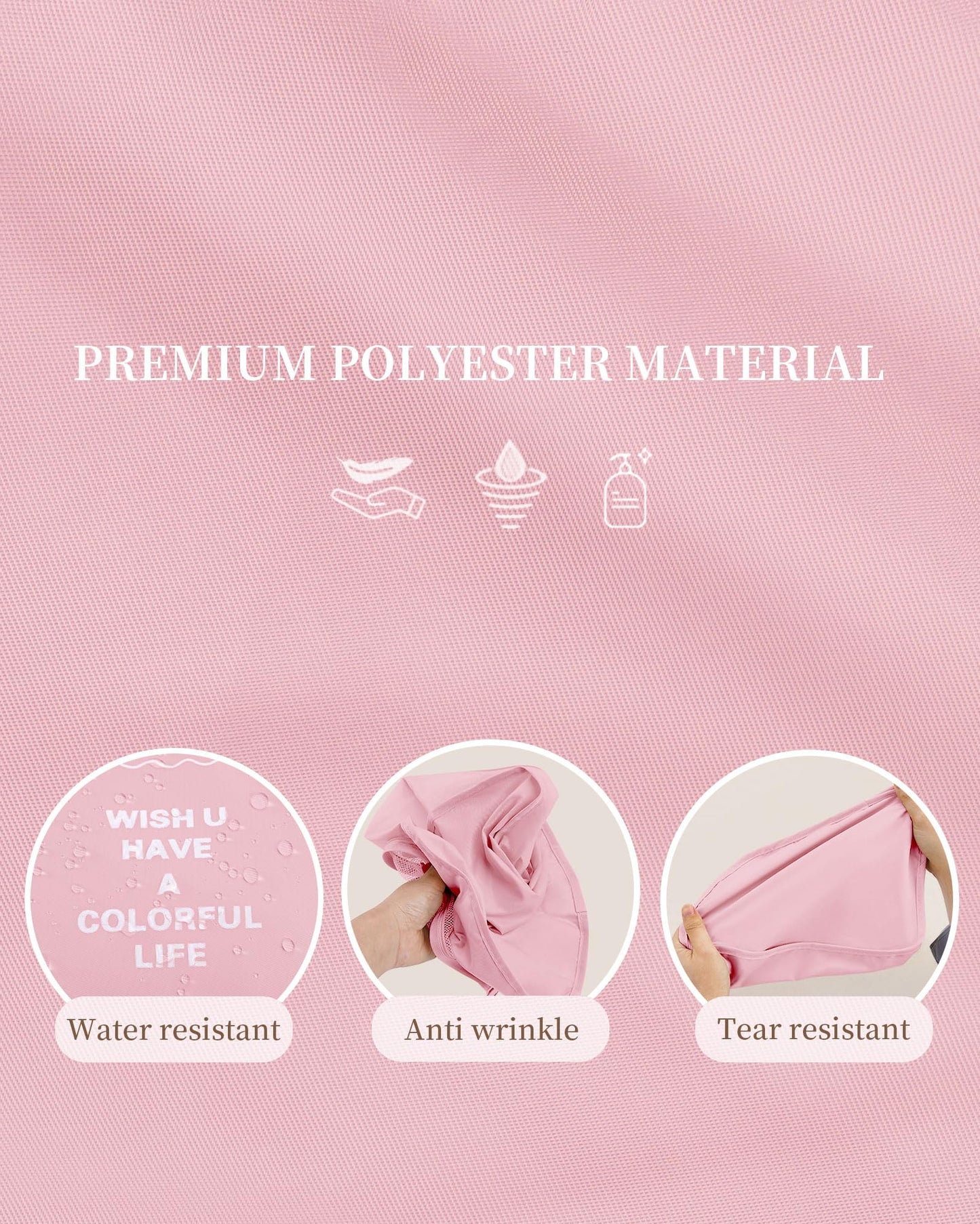 TRMFUSA Packing Cubes 11 PCS, Mesh Breathable Luggage Organizers Bags, Packing Organizers, Durable Travel Essentials Bags Set, Travel Packing Organizers, Pink