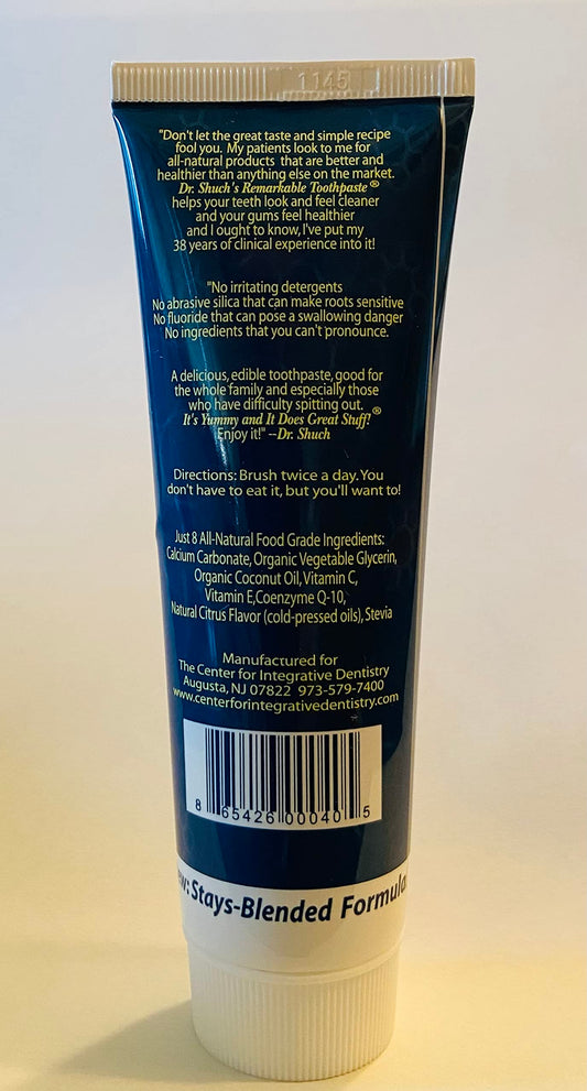 Dr. Shuch's Remarkable Edible Toothpaste