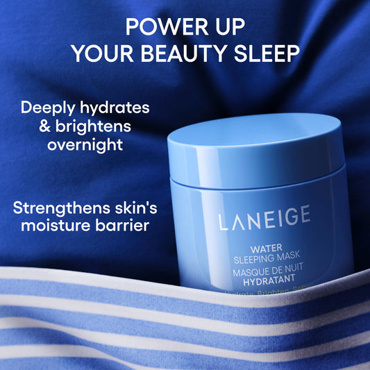 LANEIGE Water Sleeping Mask: Brightening Overnight Korean Sleeping Mask for Deep Hydration