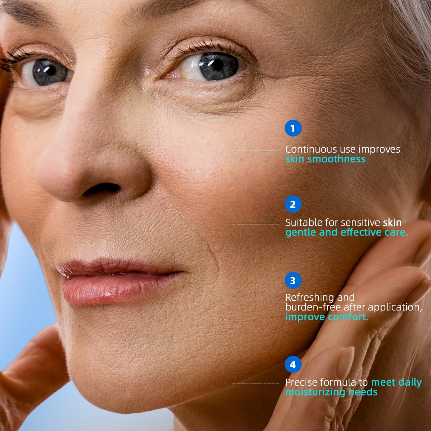 3% Hyaluronic Acid Serum Ultra-Hydrating Vials 30 pcs - 3% Hyaluronic Acid Serum For Face - Single Use Hyaluronic Acid Tubes - Intensive Moisturizing, Skin Tightening, Emergency Repair, Anti-Aging