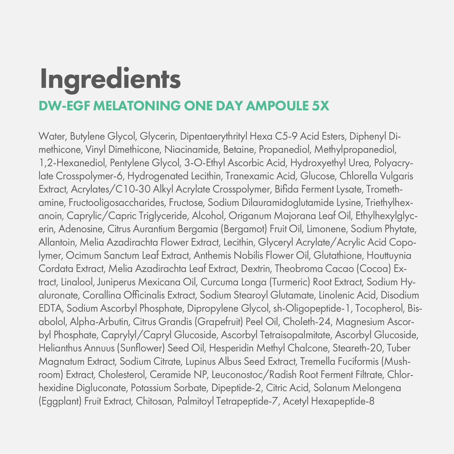 Easydew DW-EGF Melatoning Ampoule 5X - Hydrating Dark Spot Serum with Niacinamide & Glutathione for Uneven Skin - Fast Absorbing Day & Night Ampoule Korean Skin Care (Pump 0.27 fl oz, EGF 5X)