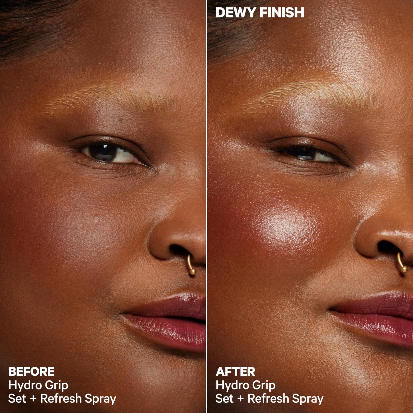 Milk Makeup Hydro Grip Set + Refresh Spray with Hyaluronic Acid – Sets Makeup + Hydrates Skin for Up to 12 Hours – Long-Lasting, Alcohol-Free Facial Mist for Dewy, Radiant Skin – 1.69 oz