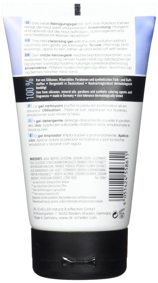 Dr. Scheller Anti Pollution Cleansing Gel 4.2 oz. Vegan. + 2 Free Samples