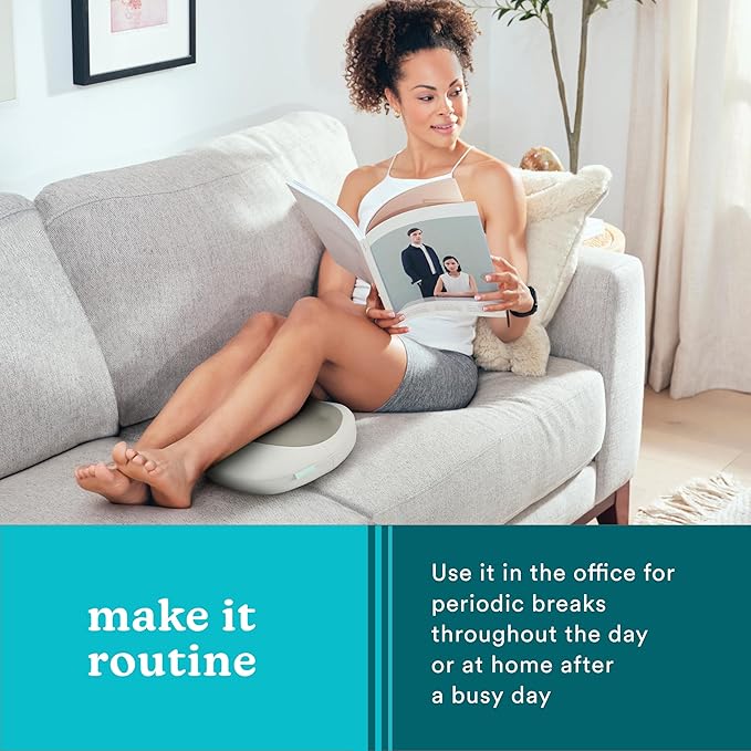 Homedics Heated Shiatsu Massage Pillow for Neck, Back and Shoulder Pain. Portable, Cordless Deep Tissue Massager. Create Your Own Massage Chair, for Bed, Floor, or Couch