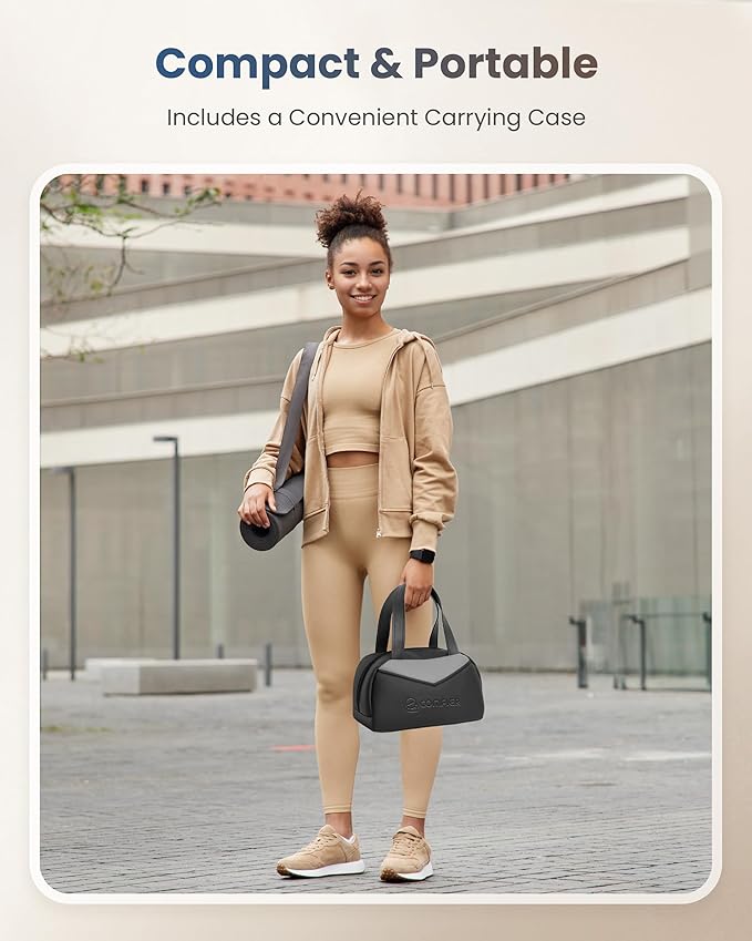 COMFIER 4D Neck Massager for Pain Relief Deep Tissue,Hands-Free Massager for Neck and Shoulder Pain, Wireless Back Massager with Storage Bag, Gift for Mom Dad Women Men