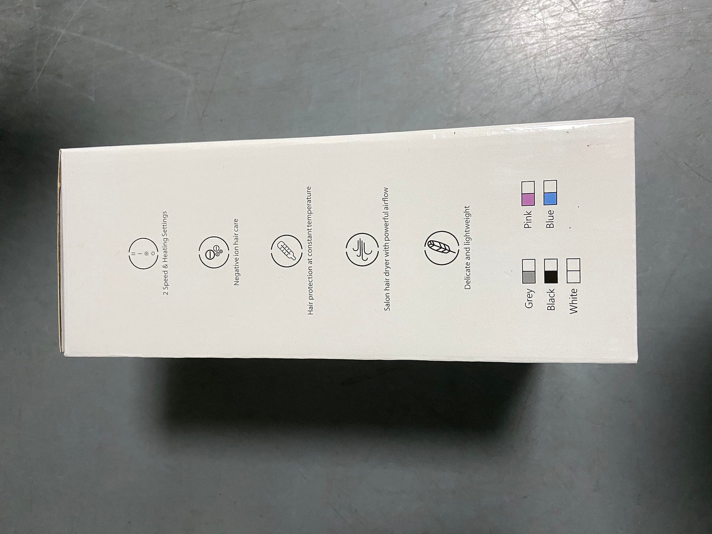 slopehill Professional Ionic Hair Dryer, Powerful 1800W Fast Drying Low Noise Blow Dryer with 2 Concentrator Nozzle 1 Diffuser Attachments for Home Salon Travel