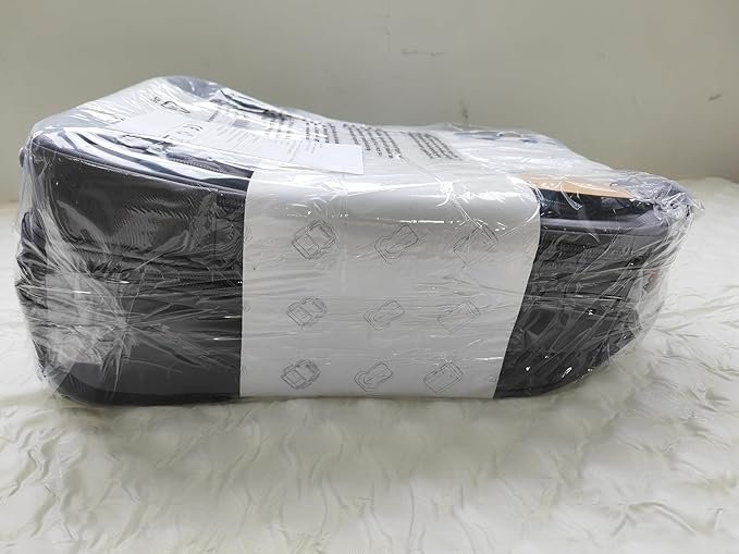 KROSER Carry On Underseat Multi-functional, 16-inch Underseater Lightweight Overnight Suitcase for Men Women, Grey