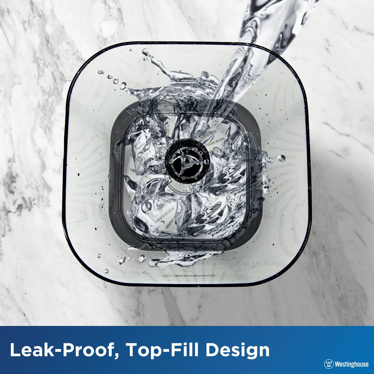 Westinghouse Ultrasonic Cool Mist Adjustable Humidifier, 4.5L Top Fill with LED Night Light and Touch Button Control