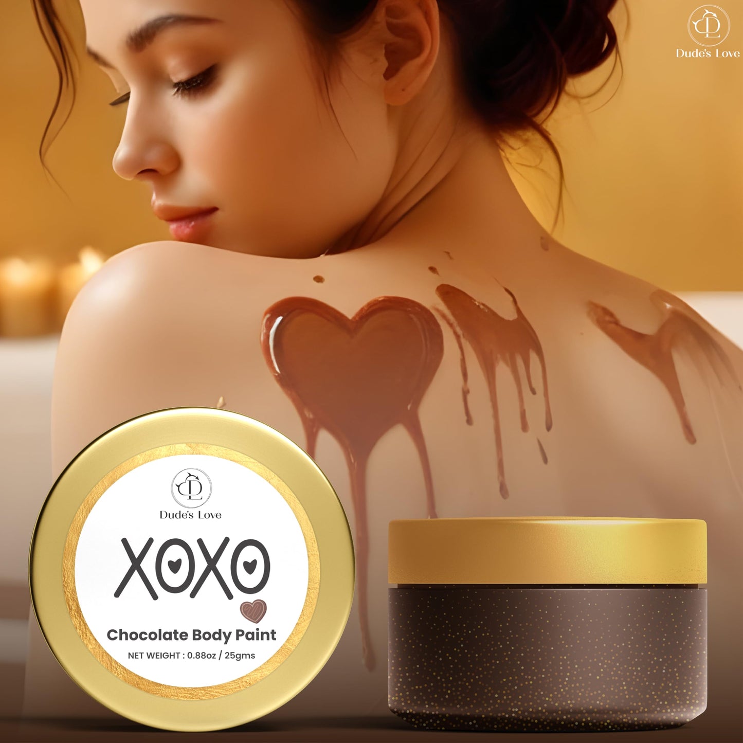 Edible Flavored Body Paints Set for Couples – Honeymoon Gifts Set | Stawberry & Chocolate | Pack of 2 – Enhance Fun & Intimacy with Skin-Friendly, Mess-Free | Easy-to-Clean – (0.88oz x 2 )1.76 Oz