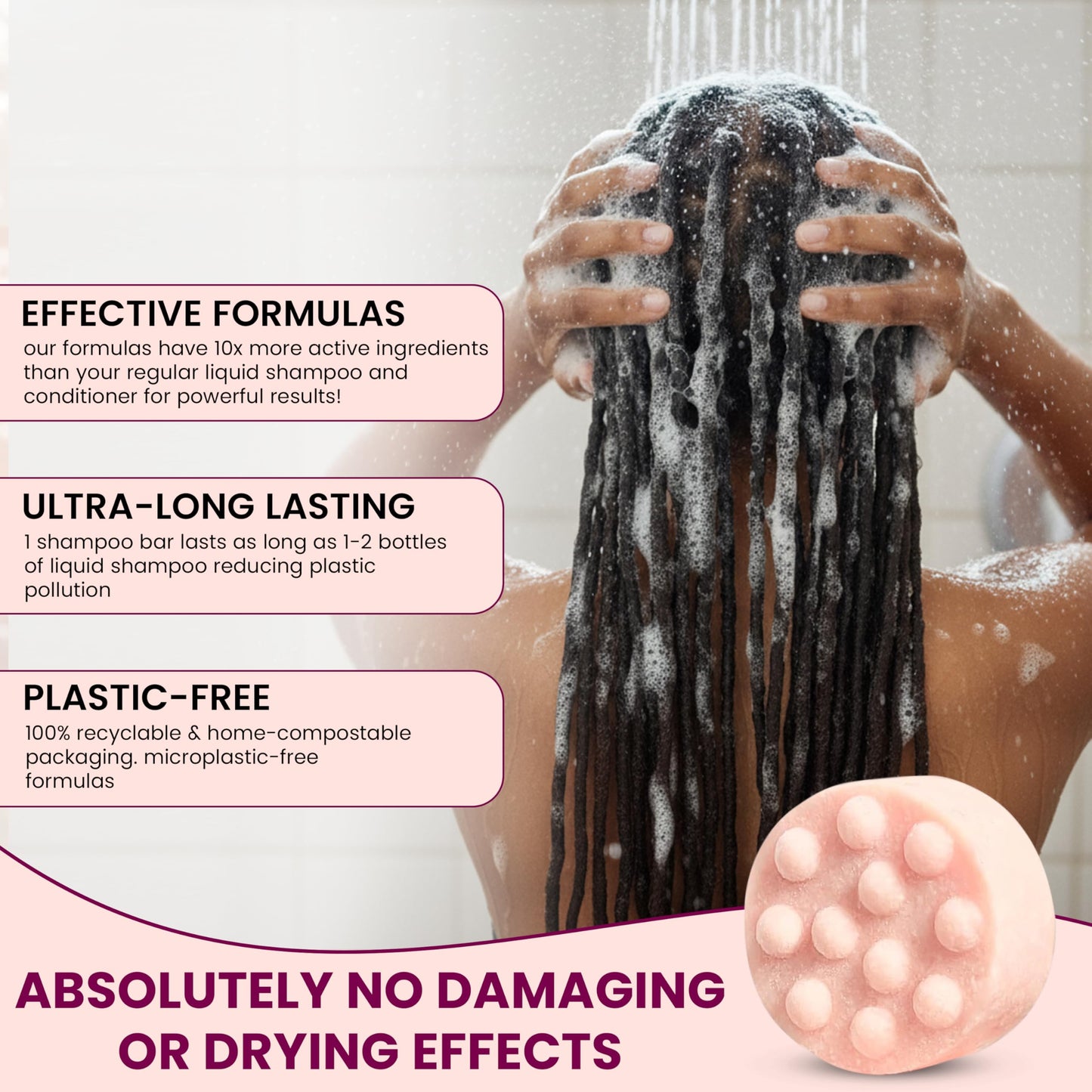 Rastta Locs Organic Loc Shampoo Bar with conditioners made for Locs, Braid, Dreadlocks – Remove Product Buildup & residue Simply with the aid of Rhassoul Clay. Sulfate and Silicone Free (4oz/120g)