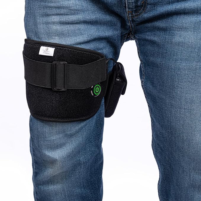 Battery-Powered Far Infrared Waist Wrap - Natural Pain Relief for Menstrual Cramps, Back Pain & Muscle Tension - Portable & Adjustable