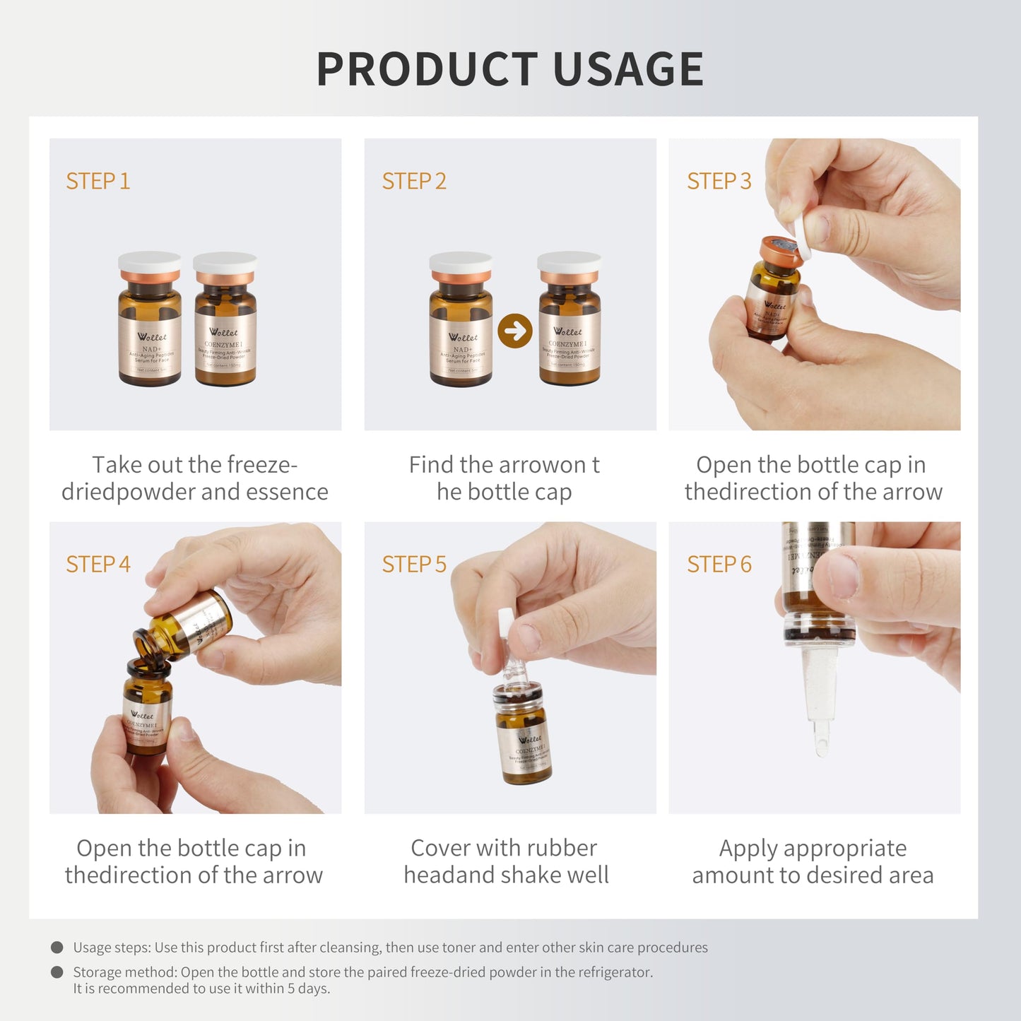 Anti Aging Peptide Serum – Collagen, NAD+, Niacinamide & Hyaluronic Acid | Lifting & Skin Renewal Without Microneedling | Wrinkle Repair, Firming & Brightening | Fragrance-Free