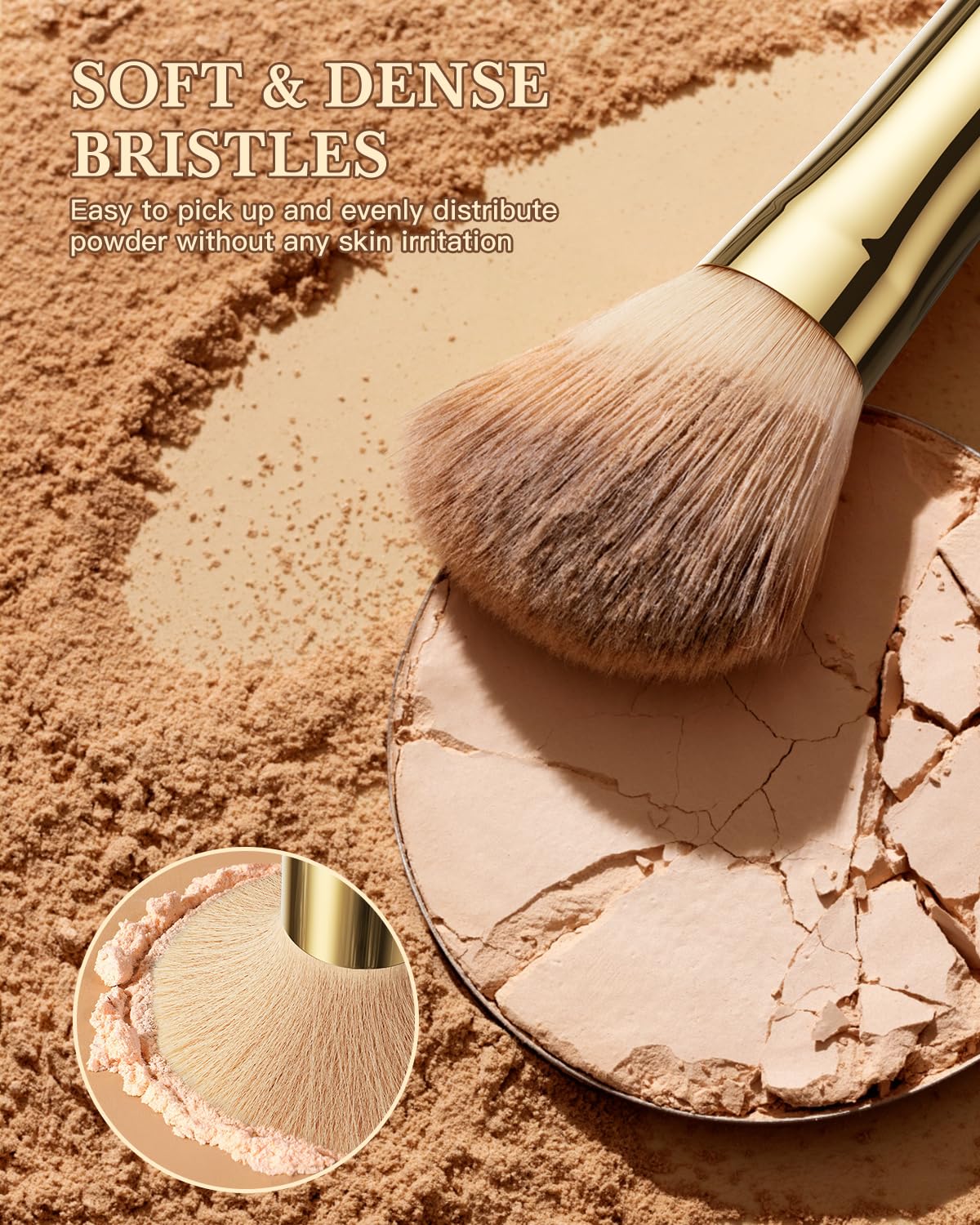 Makeup Brushes Set Professional BESTOPE PRO - 18 Pcs,Double Ended Foundation Concealer Blush Eyeshadow Contour Eyeliner Face Makeup Brush Set,Blending Brush For Makeup With Case Travel,White