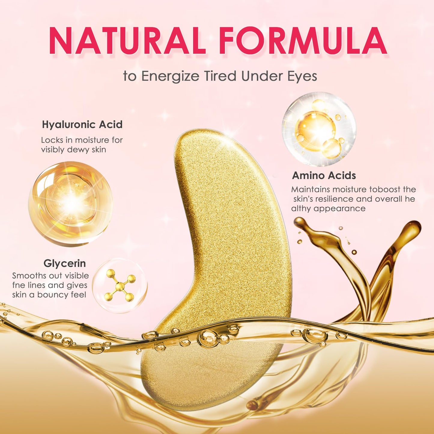 Under Eye Patches for Women - Under Eye Masks with Abundant Collagen for Beauty & Personal Care - Smooths Fine Lines & wrinkles/Delays Aging/Reduces Dark Circles & Eye Bags & Puffy Eyes (24 Pairs)