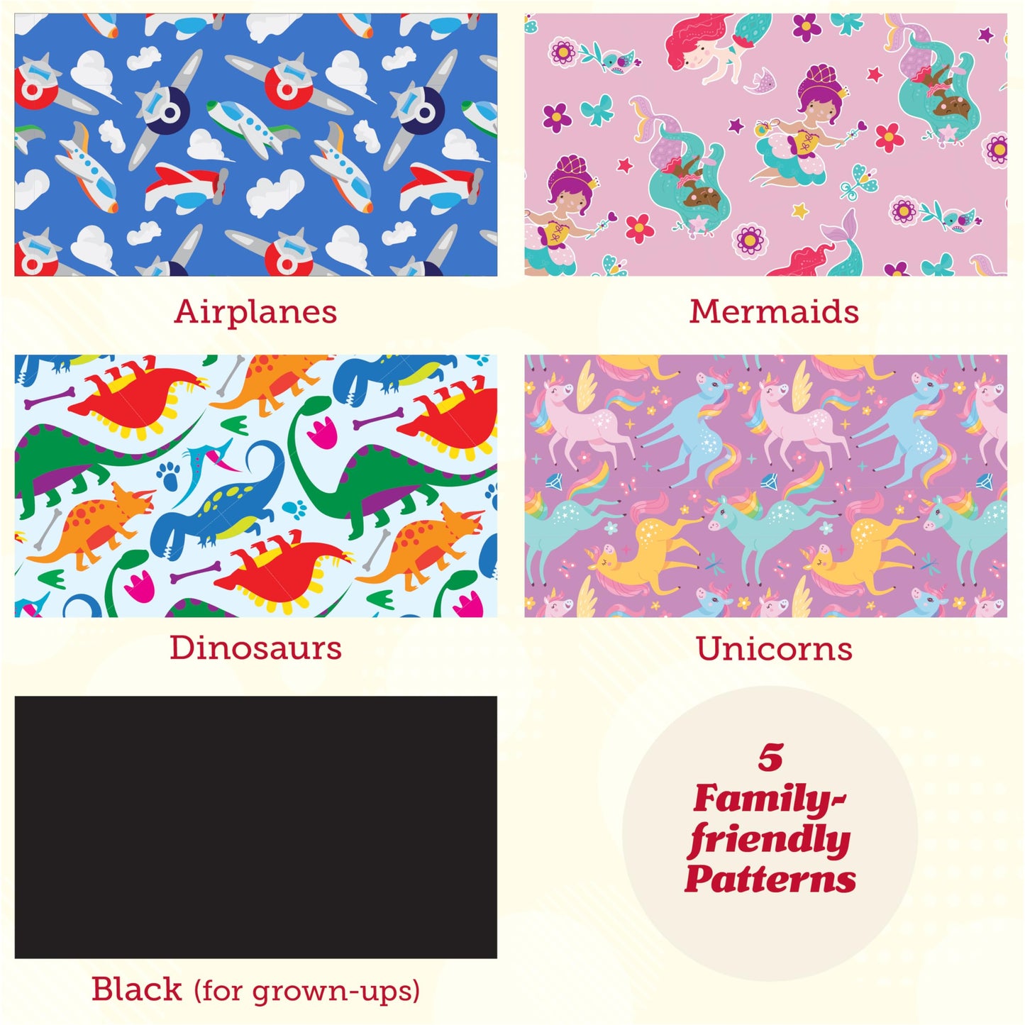 Lusso Gear Airplane Tray Table Cover Travel Essentials - Black, Modern Linen - Portable Organizer & Tablet Holder - Airplane Travel Accessories & Road Trip Essentials