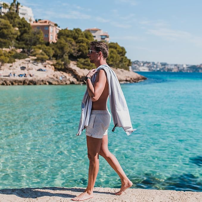 4Monster Microfiber Beach Towel Quick Dry,Super Absorbent Lightweight Travel Towel for Swimmers, Sand Free Camping Towel, Beach Towels for Pool,Swim,Water Sports,Yoga