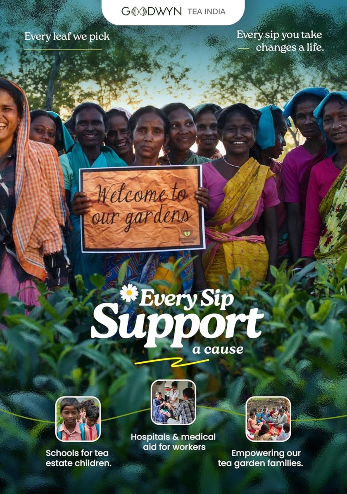 Goodwyn Kashmiri Kahwa Green Tea – 100 Individually Wrapped Tea Bags | Desi Kahwa, Kashmiri Chai, Saffron ,Cardamom Tea & Ginger Tea Blend with Natural Indian Spices | Low Caffeine, Sugar Free Herbal Qahwa | Plastic Free & Travel Friendly | Authentic Indi