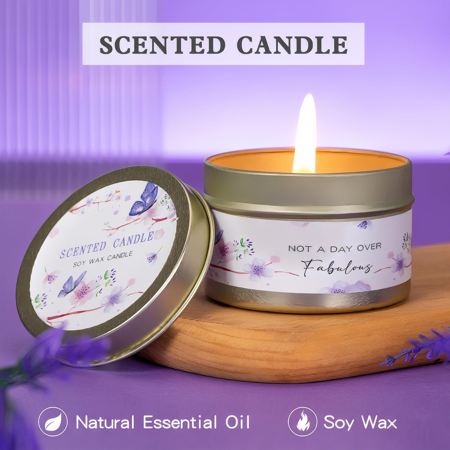 Gifts Basket for Women & Teen Girls Purple Relaxing Bath Gifts Basket Set Birthday Gifts Ideas for Women Relaxing Spa Gifts Self Care Gifts Box for Female Friends Gift