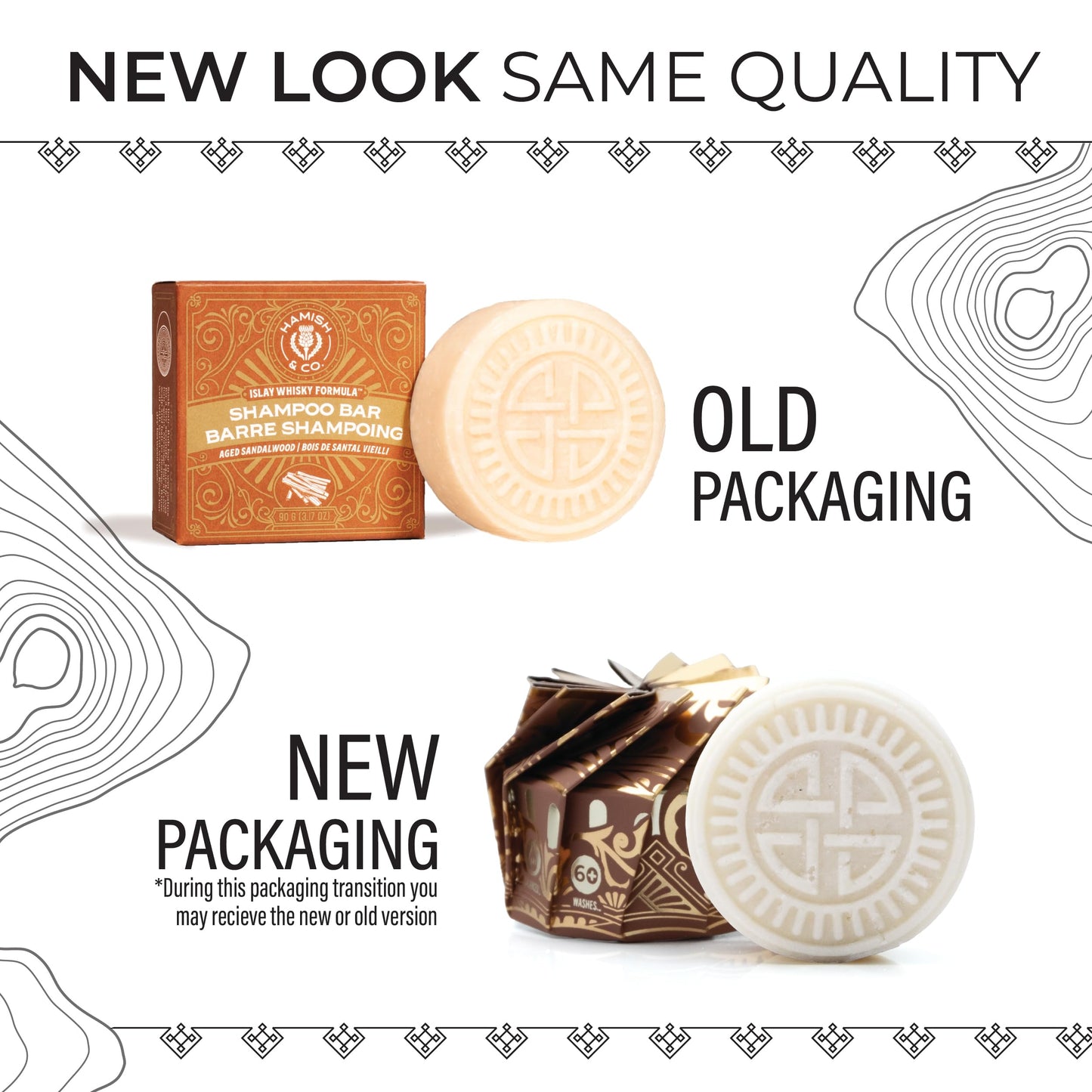 Viori Hamish & Co. Shampoo Bar - Aged Sandalwood - Shampoo for Men - Handcrafted with Scottish Islay and Whiskey Infused - Made from Natural Ingredients - Sulfate, Paraben, Cruelty, and Plastic-Free