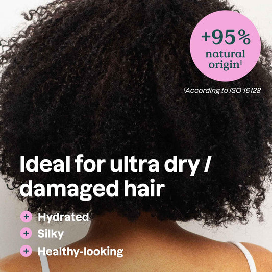 ATTITUDE Moisture Rich Conditioner Bar, Natural Origin, for Ultra Dry and Damaged Hair, Shea & Cocoa Butter, Clean ingredients, Vegan, Coconut & Wild Berries, 3 Oz