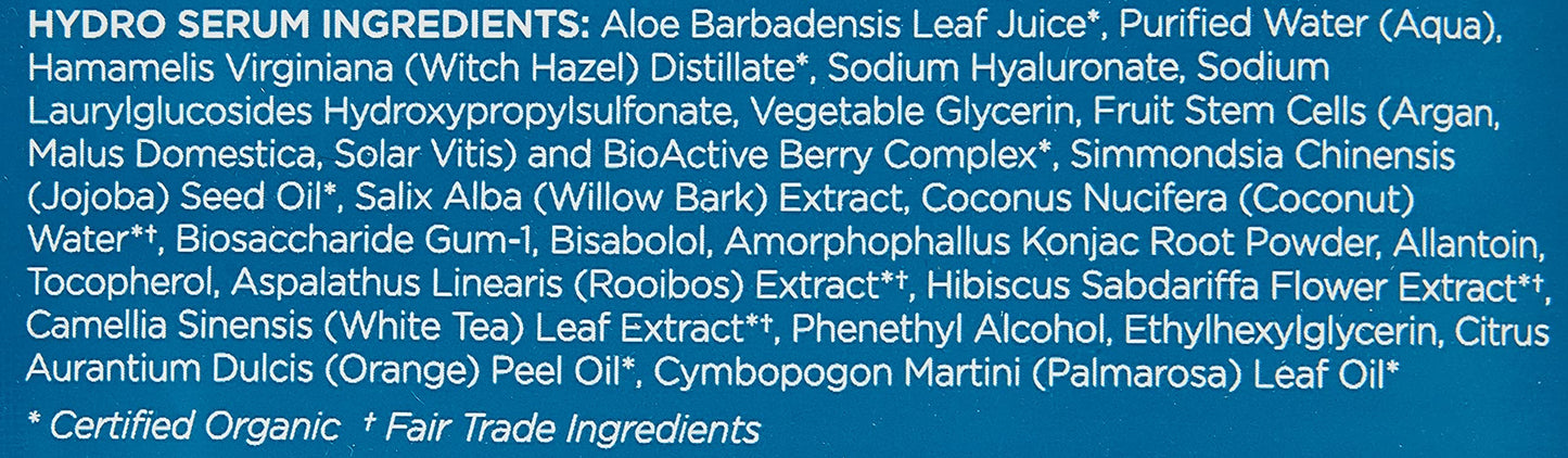 Andalou Naturals Instant Pure Pore Hydro Serum Facial Sheet Mask, Coconut Water, Clarifying, Non GMO, 0.6 Fluid Ounces (Pack Of 6)