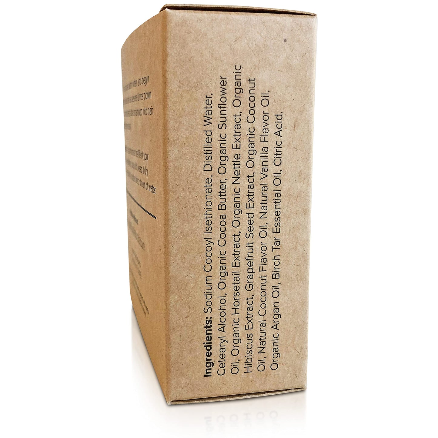 Coconut & Argan Oil Shampoo Bar, Deep Moisturizing for Dry Damaged Hair. Hydrating & Nourishing Solid Shampoo for Curly, Coily & Color Treated Hair, Vegan & Sulfate Free, USA Made. 3 oz.