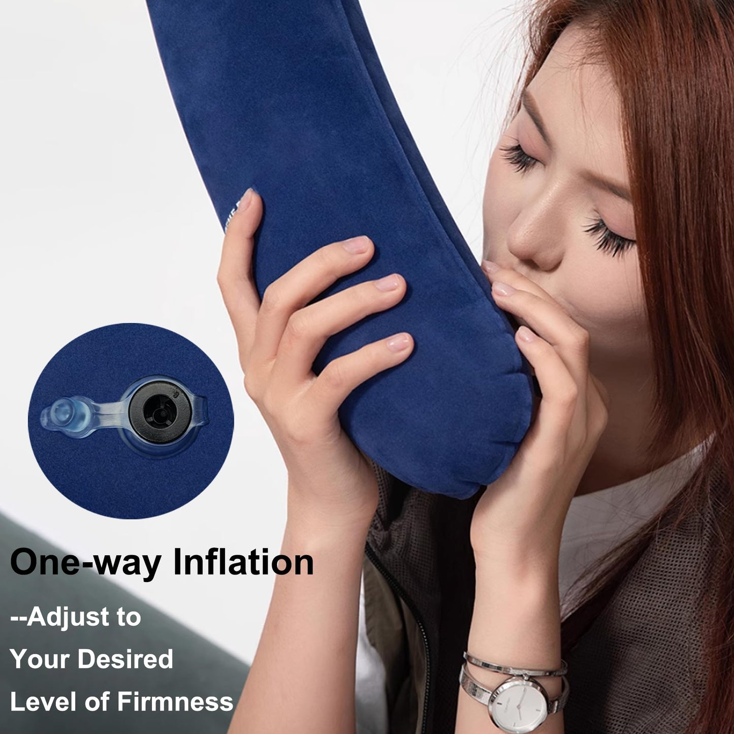 galactruly Inflatable Neck Pillow for Traveling on Plane, Inflatable Travel Pillows for Airplanes, Kids Body Pillow, Kids Neck Pillows for Travel, Airplane Pillow for Long Flights