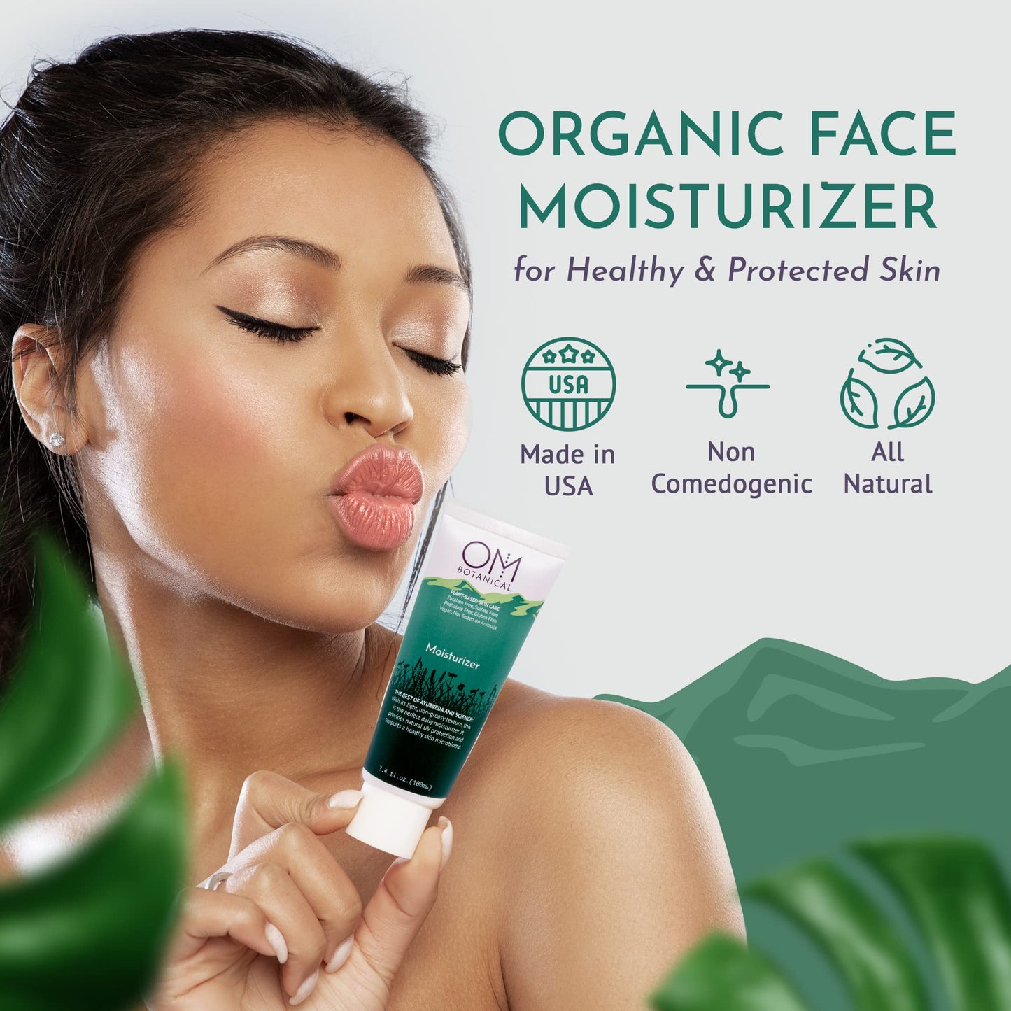 The Best Plant-Based Organic Moisturizer – Ayurvedic, Vegan, pH-Balanced Face & Body Lotion. Microbiome-Friendly, Non-Greasy, Deep Hydration for Radiant Skin. Perfect for Women & Men, Day & Night.