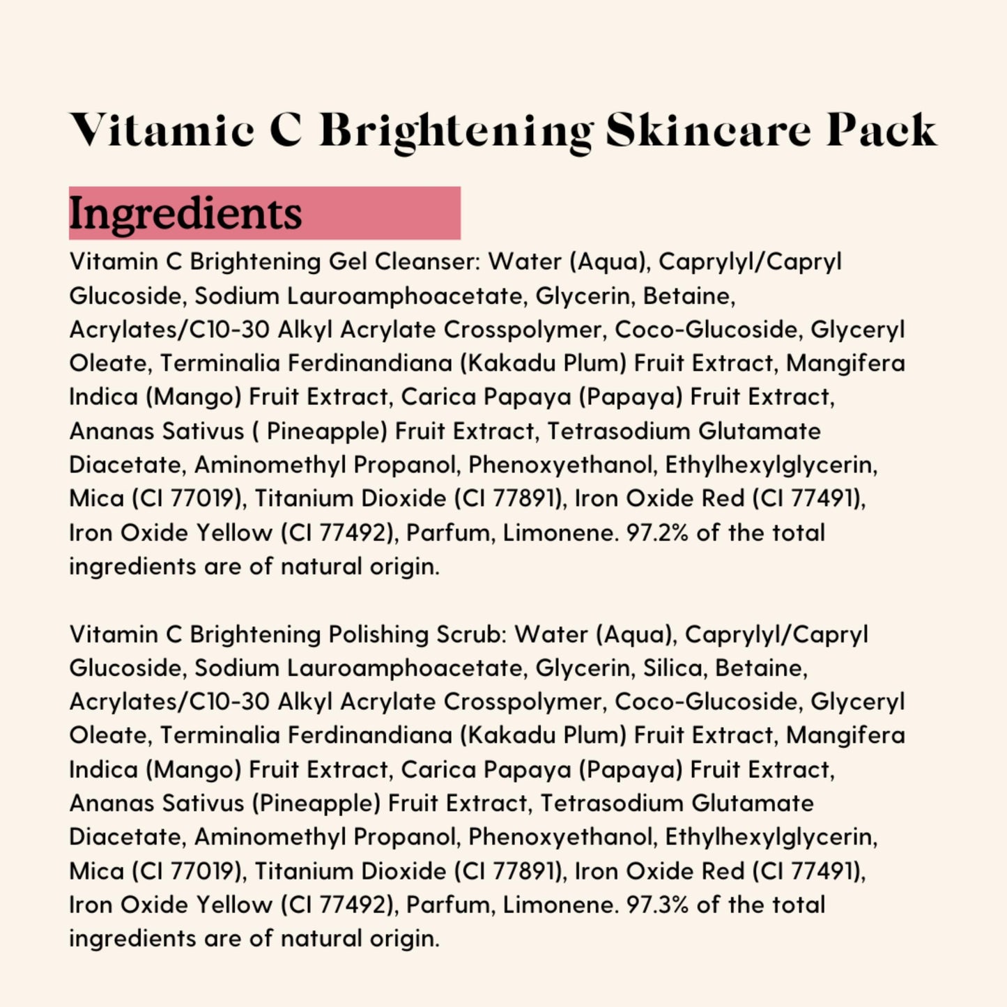 Essano Vitamin C Skin Care Set, Radiant Skincare Pack with Gel Face Cleanser (40ml), Exfoliating Face Scrub (40ml), Facial Serum (3ml), SPF15 Moisturizer (10g), For Travel or Trial, Cruelty Free