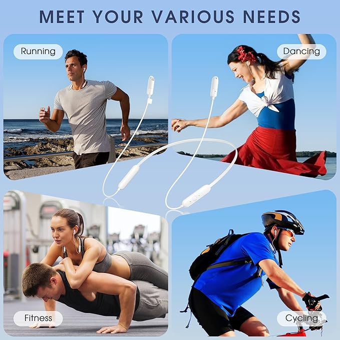 Charging Case Compatible with AirPods 1st & 2nd & 3nd Generation, 2-in-1 Anti-Lost Strap for AirPods with Charging Case Function, Soft Silicone Material, IPX6 Waterproof