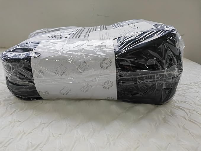 KROSER Carry On Underseat Multi-functional, 16-inch Underseater Lightweight Overnight Suitcase for Men Women, Black