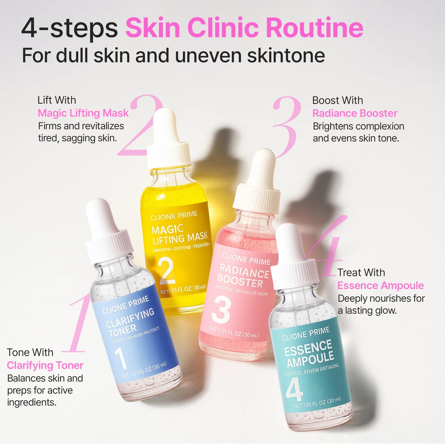 Korean Instant Face Lift Serum Mask - Hyaluronic Acid Serum Mask for Face, Niacinamide, Peptides for Anti Aging, Korean Skin Care Mask