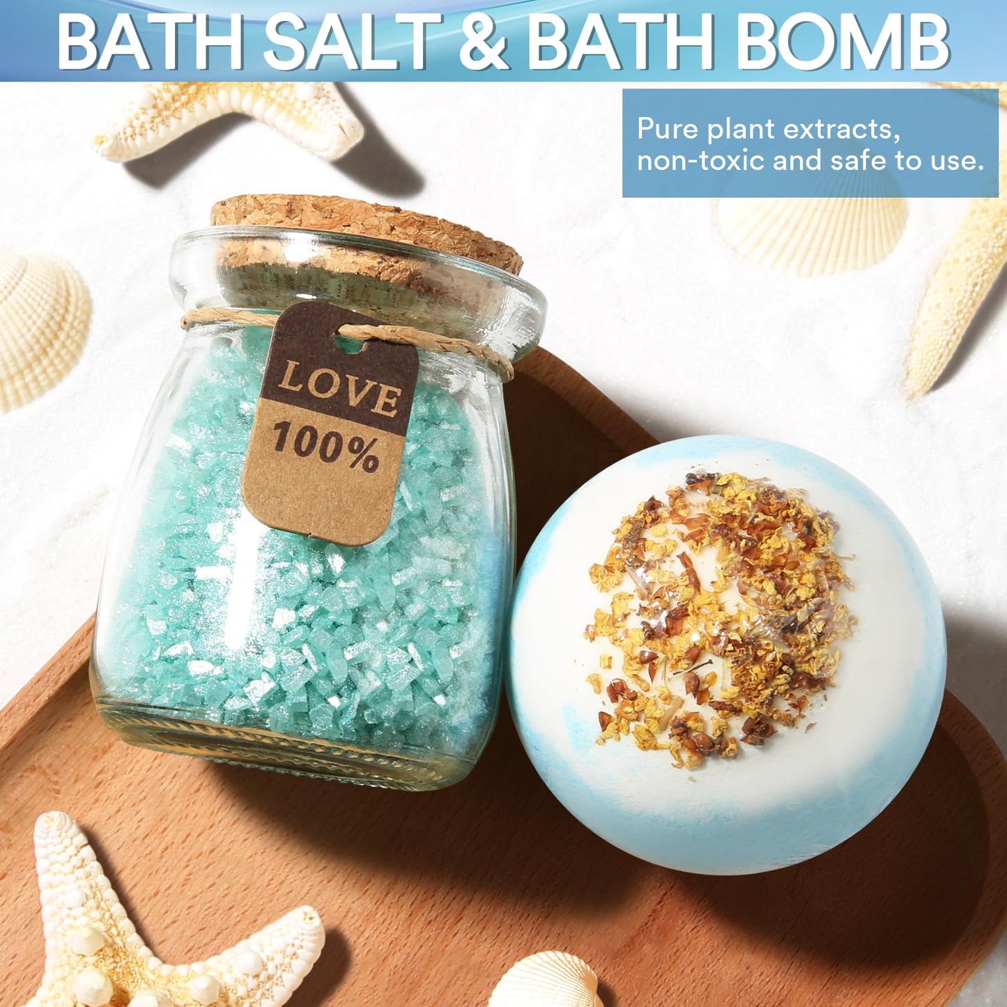 Self Care Gifts for Women, Get Well Soon Gifts Basket Care Package, Birthday Gifts Box for Women, Relaxing Bath Spa Gifts Set, Thinking of You Feel Better Gift for Her Mom Best Girl Friend Sister Wife