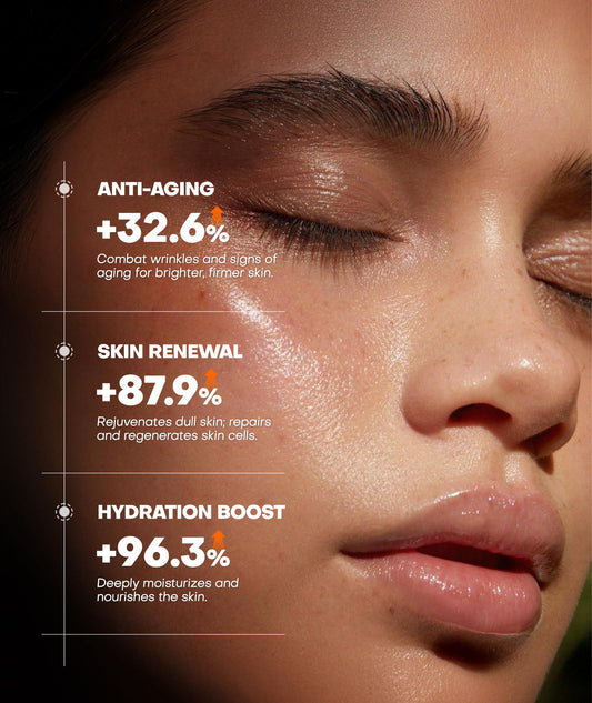 Radiant Glow Collagen Face Mask - Real Deep Overnight Face Masks Skincare with Hyaluronic Acid, Galactomyces Ferment & Vitamin E, Facial Mask for Hydrating, Firming, Plumping & Anti-Aging - 34g x 5ea