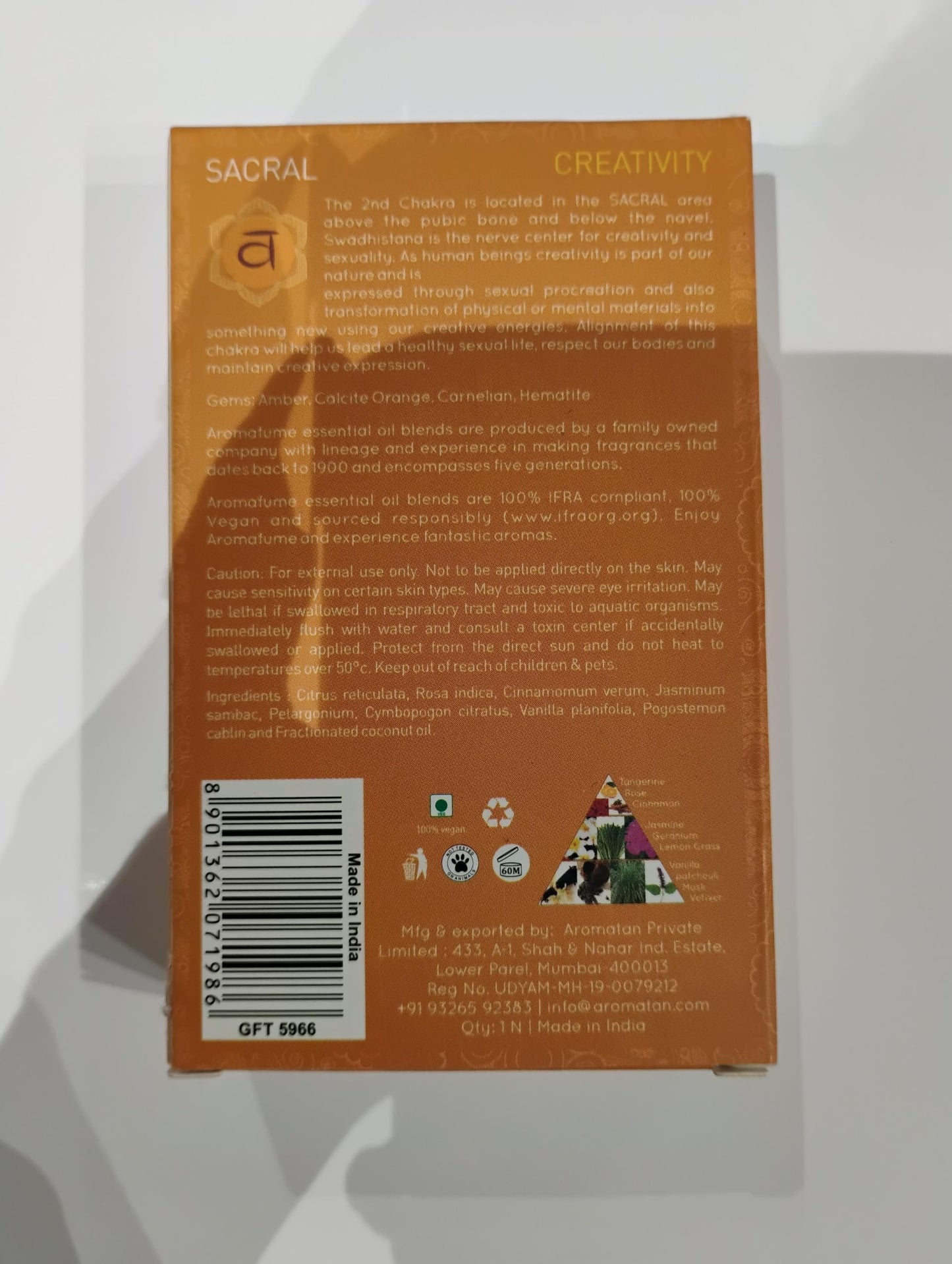 7 Chakra Essential Oil Roll-On Blend Gift Set by Aromafume | 7x 6ml/0.2 fl oz | Aromatherapy Oils for Meditation, Chakra Balance | Yoga & Reiki Gifts | Essential Oil Set for Plexus, Root Chakra & more