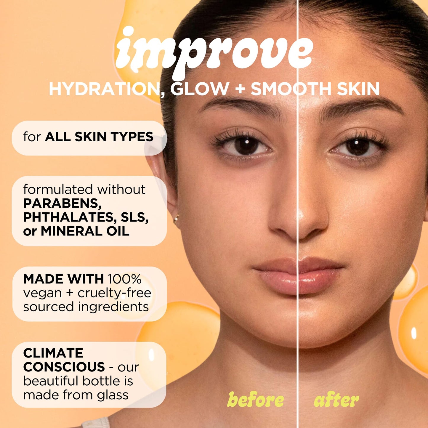 Pacifica Beauty | Glow Baby Vitamin C Trial + Value Kit | 3-Piece Skin Care Gift Set | Travel Friendly | Brightening Face Serum, Face Wash/Cleanser, Under Eye Patches | Glycolic Acid, AHA | Vegan