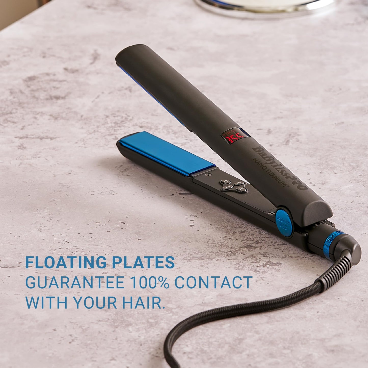 BaBylissPRO Limited Edition 1" Nano Titanium Digital Hair Straightener