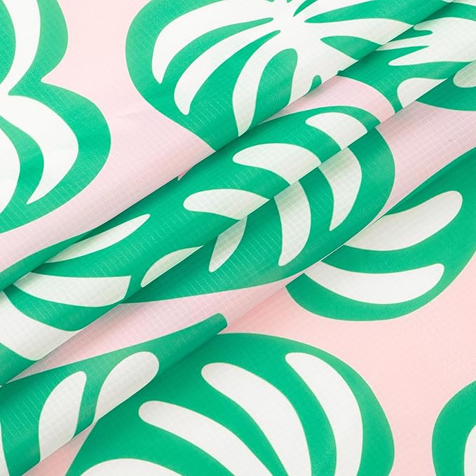 Beach Blanket Waterproof Sandproof, 9 Ft X 10 Ft Extra Large Sand Free Beach Mat, Big Compact Lightweight Quick Drying Picnic Blanket with 4 Stakes & Pockets for Camping, Travel, Hiking