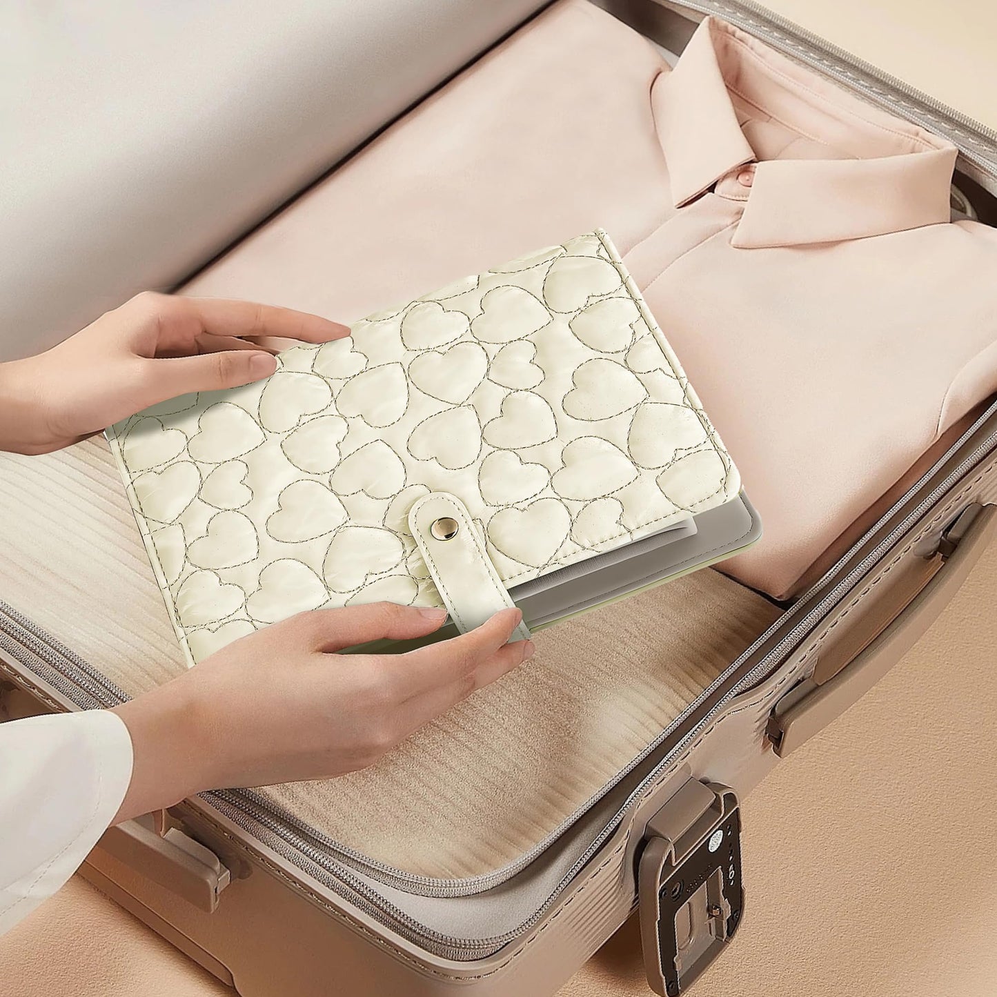 Ylfahjs Travel Jewelry Organizer Case,Jewelry Storage Roll Bag for Women,Tangle-Free Portable Storage for Necklaces & Earrings/Rings/Bracelets,Jewelry Storage Book, Waterproof Organizer Bag