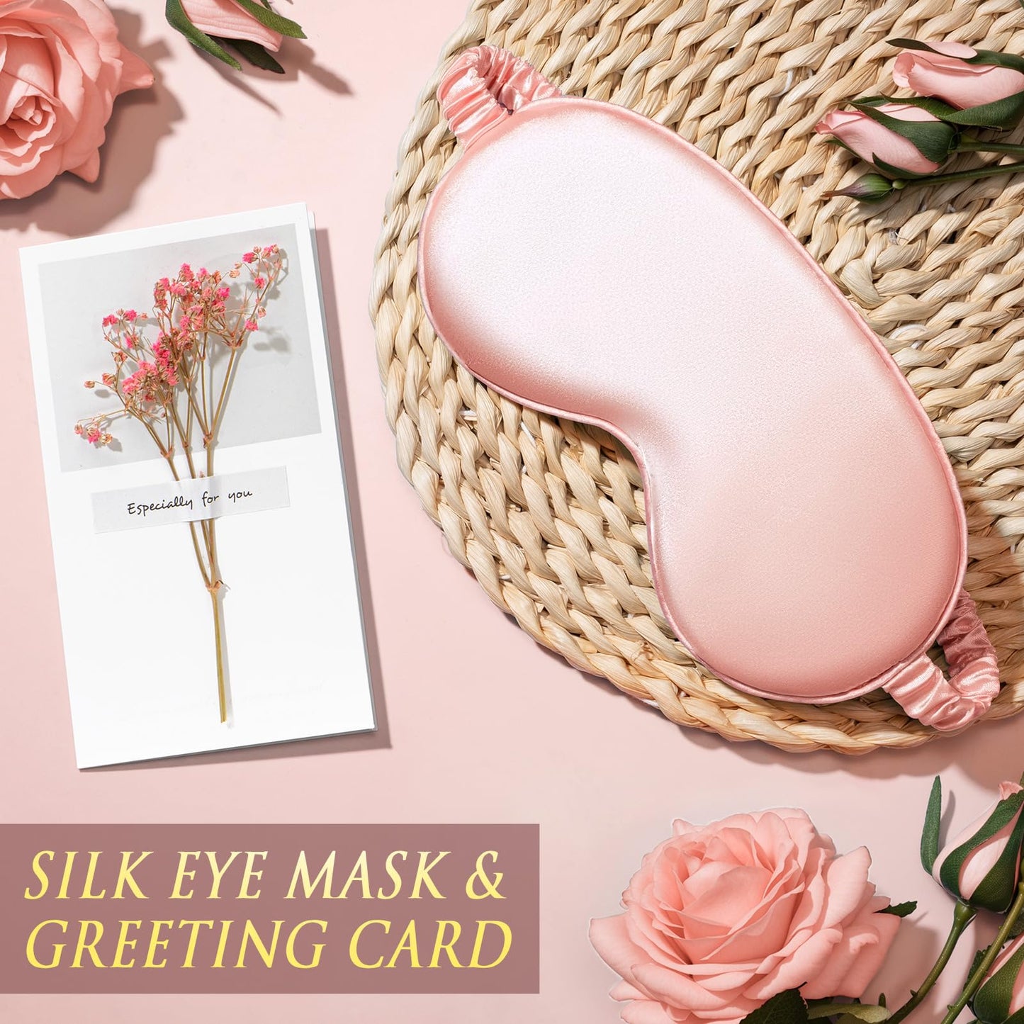 Birthday Gifts for Women, Self Care Gifts Get Well Soon Gifts Basket for Women, Rose Relaxing Spa Gifts Care Package w/ Luxury Blanket, Mothers Day Gifts for Mom Her Wife Girlfriend Friend Sister